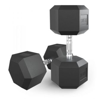 Гантель гексагональная UNIX Fit обрезиненная 32,5 кг, 2 шт
