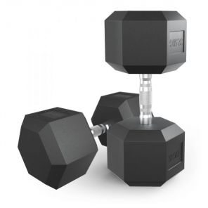 Гантель UNIX Fit обрезиненная 32,5 кг, 2 шт