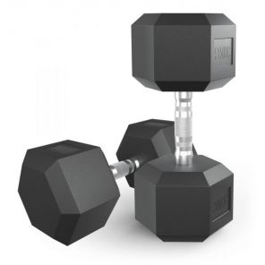 Гантель UNIX Fit обрезиненная 30 кг, 2 шт