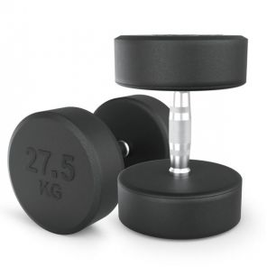 Гантель UNIX Fit PRO круглая обрезиненная 27,5 кг, 2 шт
