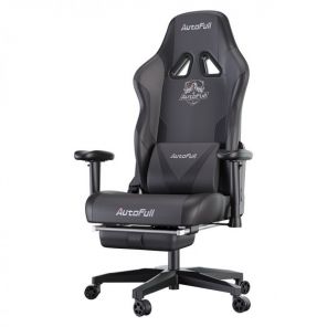 Кресло Autofull серия C3, AF050DS, с поддержкой для ног, черный