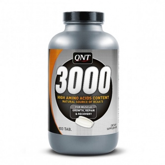 Аминокислоты в таблетках QNT 3000 Aminos with BCAA 100