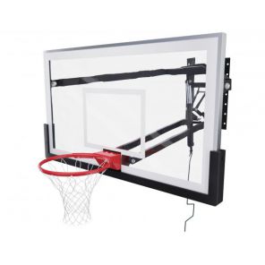 Баскетбольный щит DFC со съёмным регулятором высоты, стекло 12 мм, 180 х 105 см