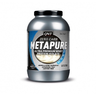 Изолят протеина QNT Metapure Zero Carb 1 кг ваниль