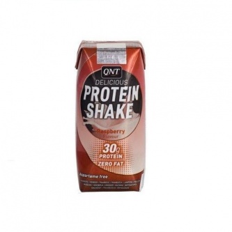 Протеиновый коктейль QNT Delicious Whey Protein Shake 330 мл малина