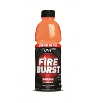 Энергетический напиток с гуараной и кофеином QNT Fire Burst 500 мл грейпфрут