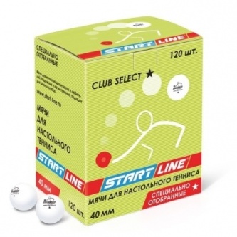 Комплект мячей Start Line Club Select 1 В120 белый
