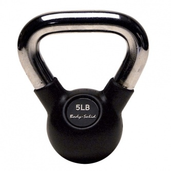 Гиря с хромированной ручкой Body Solid KBC5 2,265 кг