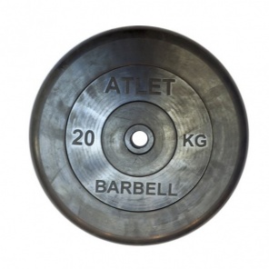 Диск для штанги Атлет 26 мм Atlet MB-AtletB26-20